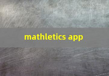  mathletics app